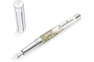 ‎STAEDTLER STAEDTLER Initium Corium Füllhalter Urbes Barcelona B, Made in Germany, mit edler Geschenkverpackung, 9PU107B