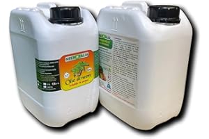 Neem Italia - Olio di Neem e Sapone Molle Potassico per Piante 5+5 Litri, l’Olio Solubile Agisce Naturalmente contro Insetti e Funghi, il Sapone Molle di Potassio Potenzia le Proprietà del Trattamento