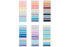 CICILIAYA Sticky Tabs 1200pcs Page Markers,Morandi Sticky Note Tabs Colored Writable and Repositionable Book Flags Tabs Strip Index Tabs,Page Tabs (1200pcs)