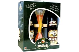 BEER HUNTER Kwak Belgian Beer Gift Set with Glass - Belgian Beer Gifts for Men, Birthday Gifts for Men and Women, Beers and Lagers Offers Belgian Gift Beer Pack Alcohol Gift Set
