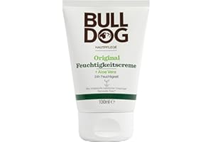 BULLDOG Skin care for men | original moisturiser | face cream for normal skin and more moisture | 100 ml