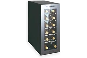 GEF-ROY Réfrigérateur à vin cave Camry CR 8068 12 bouteilles / 33 litres - Contrôle de la température 12-18 degrés C