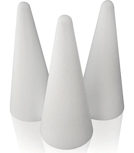 Piepschuim kerstboom (Set van 3 stuks) | | Piepschuim Letters, Logo's en figuren