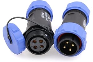 Eonvic Weipu SP21 Connettore maschio impermeabile a 2-12 pin Connettore femmina IP68 in linea connettore cavo industriale circolare solare (4 pin)