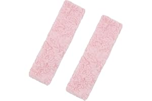 Hoclauho Autositzgurtpolster, Schutzpolster für Sicherheitsgurte, Universelle Schulterpolster Erwachsene und Kinder, Komfortable Gurtpolsterung für Auto, Rucksack, Kamera (B-Rosa, 24 * 7)