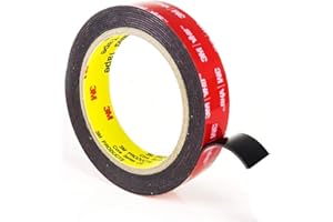 ACIT 3M VHB 5952 Bardzo mocna dwustronna taśma klejąca, wodoodporna taśma montażowa/mocująca 3M, wodoodporna i odporna na wysokie temperatury, taśma mocująca LED (25 mm x 4,6 m)