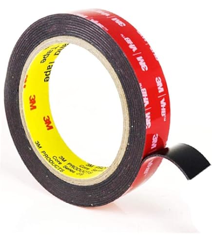 StickyTapes Fietsbeschermingstape, 12 mm x 1000 mm, rol 8671HS helikoptertape, sterke transparante fietsbeschermfolie, gemaakt door 3M