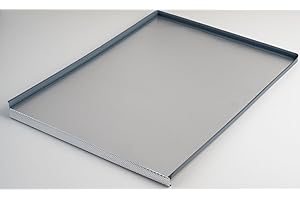 AZERODESIGN AZERO - Protector de Fondo para el Fregadero - Módulo 50 - Fondo de 58 cm y Tablero de 16 mm - Protege de la Humedad y la Corrosión - Elaborado en Lámina de Aluminio y Borde de Plástico