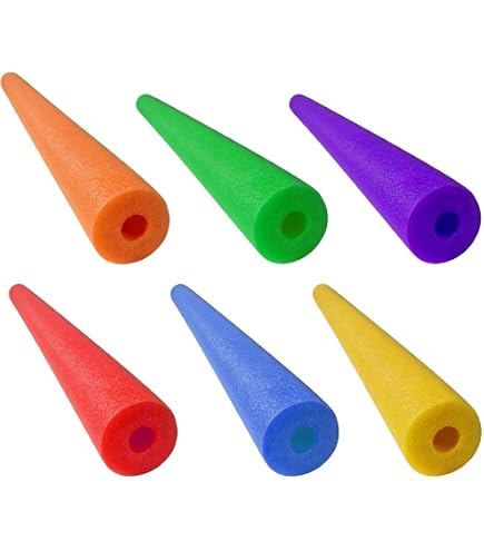 Frites En Mousse Piscine 150 Cm – Lot De 6 Nouilles Creuses – Flotteur Pour Enfant Et Adulte – Jeux Aquatiques