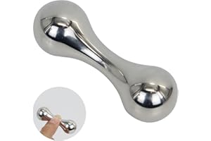 CLNYRWCB Metal Fidget Toys, Knucklebone Bone Finger Toy Desktop Fidgets, Stress Relief Cool Office Gadgets Gift for Adults Men EDC