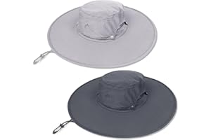 Cooltto Sun Hats for Men/Women with UPF 50+ UV Protection, Wide Brim Waterproof Breathable for Cycling, Fishing, Hiking, Golf, Climbing, Safari, Boating, Gardening and Other Outdoor Sports