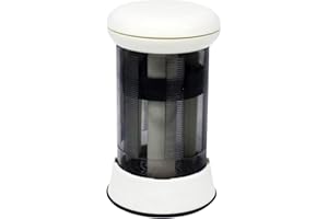 HYXODJY Trancheuse Râpe à Fromage Rotative en Acier Inoxydable Moulin à Râpe Fromage Disque de Coupe avec 2 Lame Tranchante ​Interchangeables Amovible pour le Nettoyage Râpe Fine et Copeaux pour Fromage