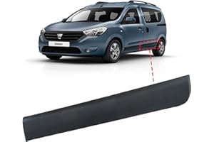 MKAREPART Zierleiste Außenverkleidung Leiste Spoiler Hinten Links Kompatibel mit Dacia Dokker 2012- 828773692R, 828775691R (Hinten Links)