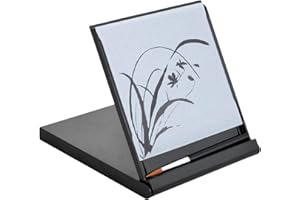 Buddha Board | Mini Black 12x12 cm | Thick plastic with glossy finish | Includes a brush and twelve stickers to personalize | Environmentally friendly