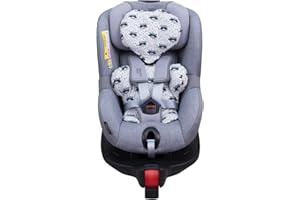 JYOKO Kids Funda de algodón para Reductor de Silla de Coche Compatible con Romer Dualfix I-Size (Raccoon)