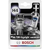 Bosch Gigalight H4 Plus + 120 Fazla Işık Far Ampul 2 Adet
