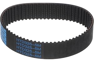 QUARKZMAN HTD-5M Gummi Zahnriemen 65 Zähne, 325mm Umfang x 25mm Breite x 3,6mm Höhe, Gummizahnriemen Keilriemen Antriebsriemen geschlossen Zahnriemenscheiben