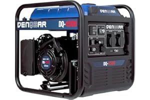 DENQBAR Groupe électrogène 4500 W - Générateur Open Frame Onduleur à Essence DQ-4500