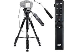 JJC Treppiede compatto per telecomando VCT-VPR1 per Sony Alpha A9 A7R IV A7 III A7S II A6000 A6600 A6500 A6400 A6300 A6100 ZV-1 RX100 VII VI RX10 HDR-CX405 40 40 55 CXX 675 CX900