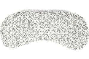 Bodhi Suave almohadilla para los ojos de algodón | Relleno de linaza orgánica y lavanda orgánica | Vegano | Antifaz para yoga, relajación y meditación | Disponible en varios diseños