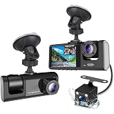 Daytona A98 BalckBox DVR WiFi Full HD 1080P 3 Kameralı Ara&ccedil; İ&ccedil;i G&uuml;venlik Kamerası + Park Modu Kablosu &Ouml;n-Arka-İ&ccedil; Kayıt, DashC
