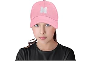 MFAZ MOREFAZ LTD Morefaz New Garçon Fille Casquette de Baseball Cap Rose A-Z Enfants Chapeau Baseball Bonnet Unisexe MFAZ Ltd (M)