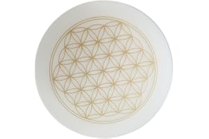 EWTSHOP East-West Trading GmbH Lot de 5 dessous de verre motif fleur de vie avec impression dorée