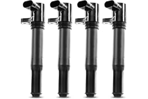 FRANKBERG 4x Bobine d'allumage pour Mito 955 500 312 Bravo II 198 Doblo 263 Idea 350 Panda 169 Punto 188 Stilo Musa 1.2L 1.4L 2002-2017 46777288