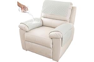 GYHH Sofa Armrest Cover, Headrest Cover for Recliner Chair Arm Cover,Armchair Slipcover Nonslip Quilted Furniture Protector for Pets Leather Sofa Couch