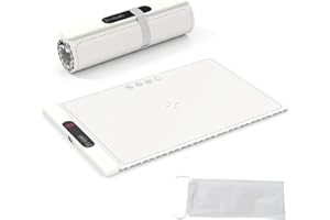 TANGZON Food Warming Mat, Roll Up Electric Food Warmer with 3/6 Temperature Settings, 3/5 Timers & Child Lock, Silicone Hot Plate Heating Mat for Home Dinners Buffet Party Gatherings (Beige, 61x38cm)