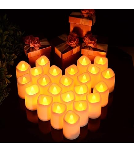 HEPAZ Bougies LED Sans Flamme Lot De 6 - Électriques Lumière Vacillante Télécommandées Avec Minuterie Et 10 Modes
