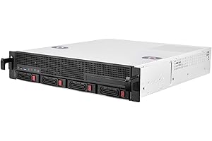 SILVERSTONE TECHNOLOGY SilverStone SST-RM21-304 - Châssis de serveur monté en rack 2U, prenant en charge 4x HDD / SSD SAS / S3.5 "