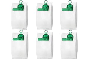 HS PRODUCTS 6 Sacchetti compatibili in microfibra per Aspirapolvere Folletto VK140 e VK150 filtraggio a 5 strati antipolline antiacaro per pelo animali e guarnizione in gomma per un'aspirazione perfetta