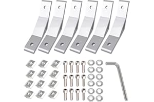 RHBHY Befestigungsmaterial winkel 135 grad 30x30 Winkelverbinder Aluprofil Verbinder Aluminium Profil Winkel Verbinder für Strebenprofil, 3D-Drucker, CNC-Router, DIY-Projekte 6Stk(3030 135 Grad)