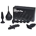 Sinful Ultimate Butt Plug Set - Anal Training Kit with Vibrating Butt Plug Vibrator & Douche - Anal Trainer Set with 4x Anal Plugs - Silicone Anal Plug Starter Kit for Women, Men & Couples - But Plugs