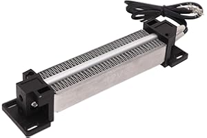 TYENAZA Elemento riscaldante PTC, 150W 12V Dispositivo di riscaldamento ad aria isolato con PTC in ceramica, riscaldamento PTC, dispositivo di riscaldamento PTC ad alte prestazioni con termostato in ceramica
