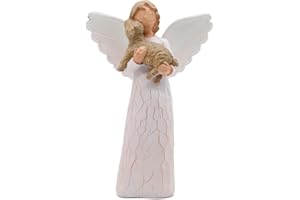 ACTLATI ángel De La Amistad, Regalos Conmemorativos De Perros, Regalos De Pérdida De Mascotas, Regalo De Recuerdo para Un Dueño De Mascota En Duelo, Regalos para Perros Fallecidos Grabado Dibujado A Mano