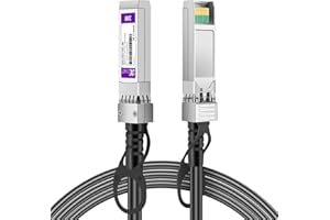 XZSNET 10G SFP+ DAC 3M(10ft), 10GBASE-CU Direct Attach Copper Passive Twinax Cable Compatible for Cisco SFP-H10GB-CU3M, Ubiquiti UACC-DAC-SFP10-3M, Meraki, Netgear and More, 26AWG