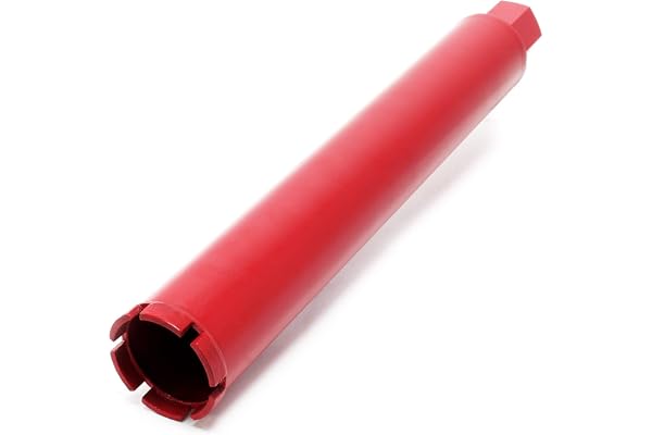 Wiltec Foret diamant pour Carotteuse Ø 63mm Métal fritté Forage à sec et Humide Chantier Carrelage Béton Trépan Couronne Diamant