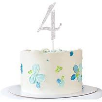 Ercadio Tortenaufsatz Zahl 0 – Silberfarben Mit Strasssteinen, 2,3 X 10,4 Cm | Für Geburtstag, Hochzeit & Partys
