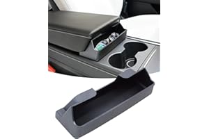 KKTR-CAR Copertura del Volante in Fibra di Carbonio Reale per Tesla Model3 ModelY 2018-2023 Modifica Interna Accessori Volante Auto (Custodia per Occhiali)