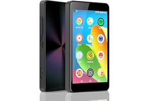 LUORAN Reproductor de MP3 para Niños con Control Parental, Spotify Kids, Spotify, Audible, Reproductor de Música MP4 IPS de 4,0 Pulgadas, hasta 256GB (Negro)