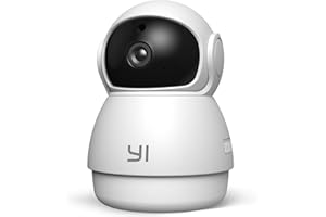 YI Caméra de Surveillance WiFi Dome Guard 1080p, Caméra de Sécurité Intérieure Full HD avec Nouvelle Puce pour Détection de Personnes et de Sons, Suivi de Mouvement, Vision Nocturne, Camera IP Dôme