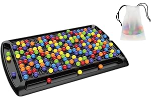 BESREEY 241 Rainbow Bead Game Rainbow Ball Elimination Game, Rainbow Puzzle Magic Chess Toy, Übung Logisches Denken, Entwicklung Der Rechten Gehirnhälfte Für Interaktives Spielen Mit Mehreren Personen