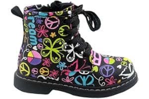 Easy Shoes Anfibi stampati Love Details Bambina