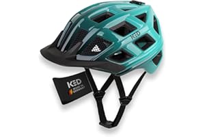 ‎KED KED Crom Fahrradhelm Für Mountainbike, Trekking Und Alltag Mit LED Rücklicht, FIDLOCK Verschluss, Insektenschutznetz