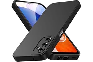 Tenphone Coque pour Samsung Galaxy A14, Coque Samsung A14 5G, Housse Etui de Protection en Silicone Souple Noir, Cover Antichoc avec Protege de Camera, Compatible avec Samsung A14 TPU (Noir)