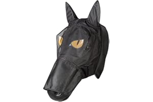 PFIFF 101013 Maska na twarz z motywem dla koni, ochrona przed muchami