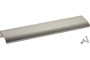 ‎SOTECH SOTECH Möbelgriff Blankett Alex Edelstahloptik gebürstet 200 mm Schubkastengriffe zur rückseitigen Montage inkl. Befestigungsschrauben