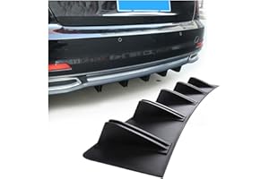 CGEAMDY Car Rear Diffuser Bumper Shark Fin Spoiler Lip Splitter - Lower Wing Decoration for Cars
